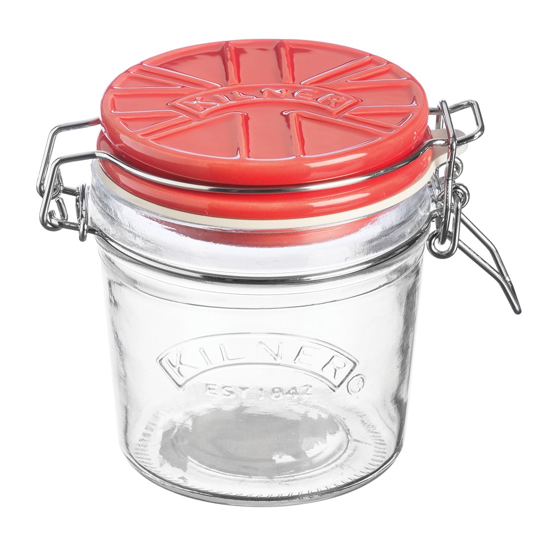 Kilner Clip Top Jar With Ceramic Lid Red 350ml At Barnitts Online Store Uk Barnitts 1725