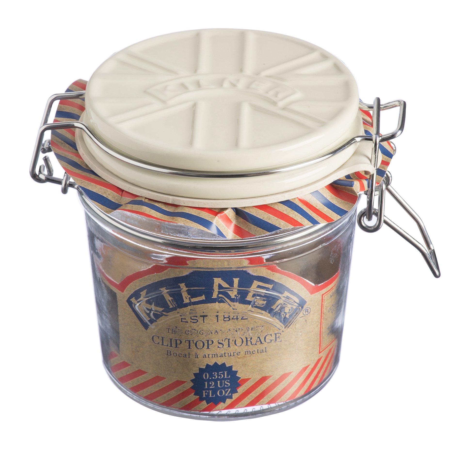 Kilner Clip Top Jar With Ceramic Lid White 350ml At Barnitts Online Store Uk Barnitts 1499