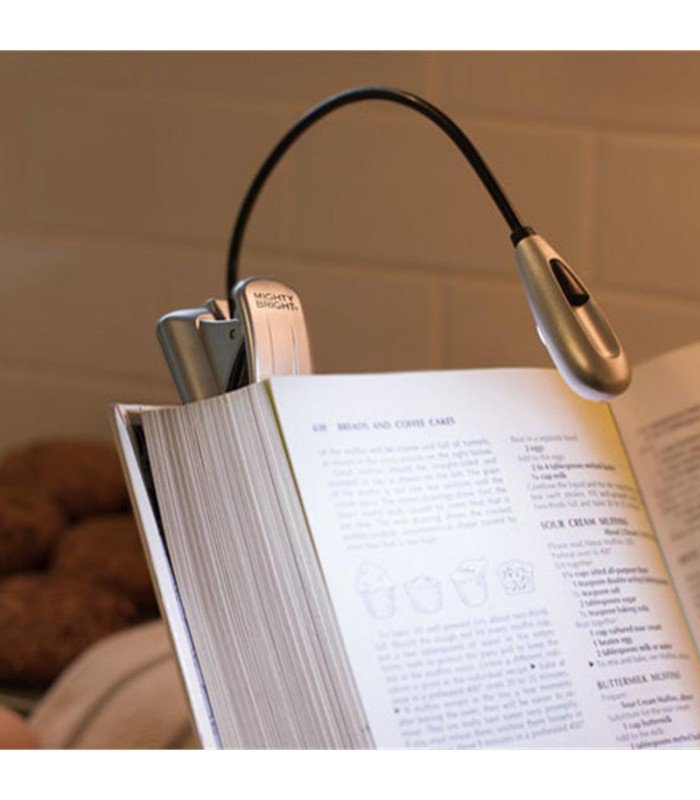 Mighty Bright XtraFlex LED Book Light Silver at Barnitts Online Store, UK Barnitts