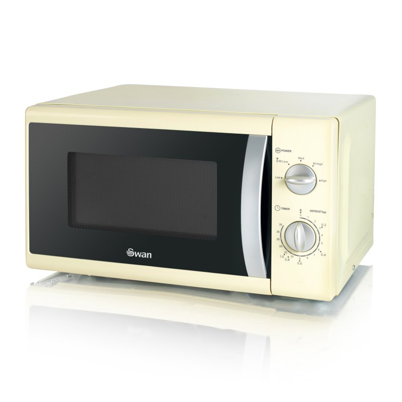 Swan 800W Solo Microwave Cream at Barnitts Online Store, UK Barnitts