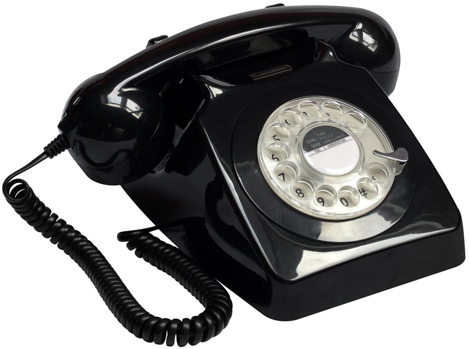 GPO 746 Rotary Telephone - Black At Barnitts Online Store, UK | Barnitts