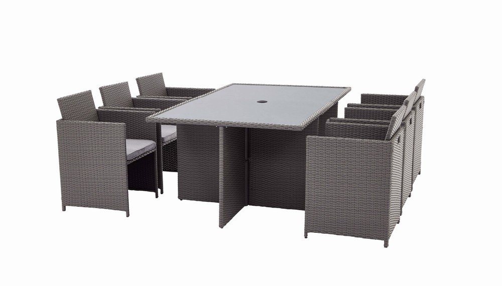 Nevada 6 Seater Cube Set - Grey at Barnitts Online Store, UK | Barnitts