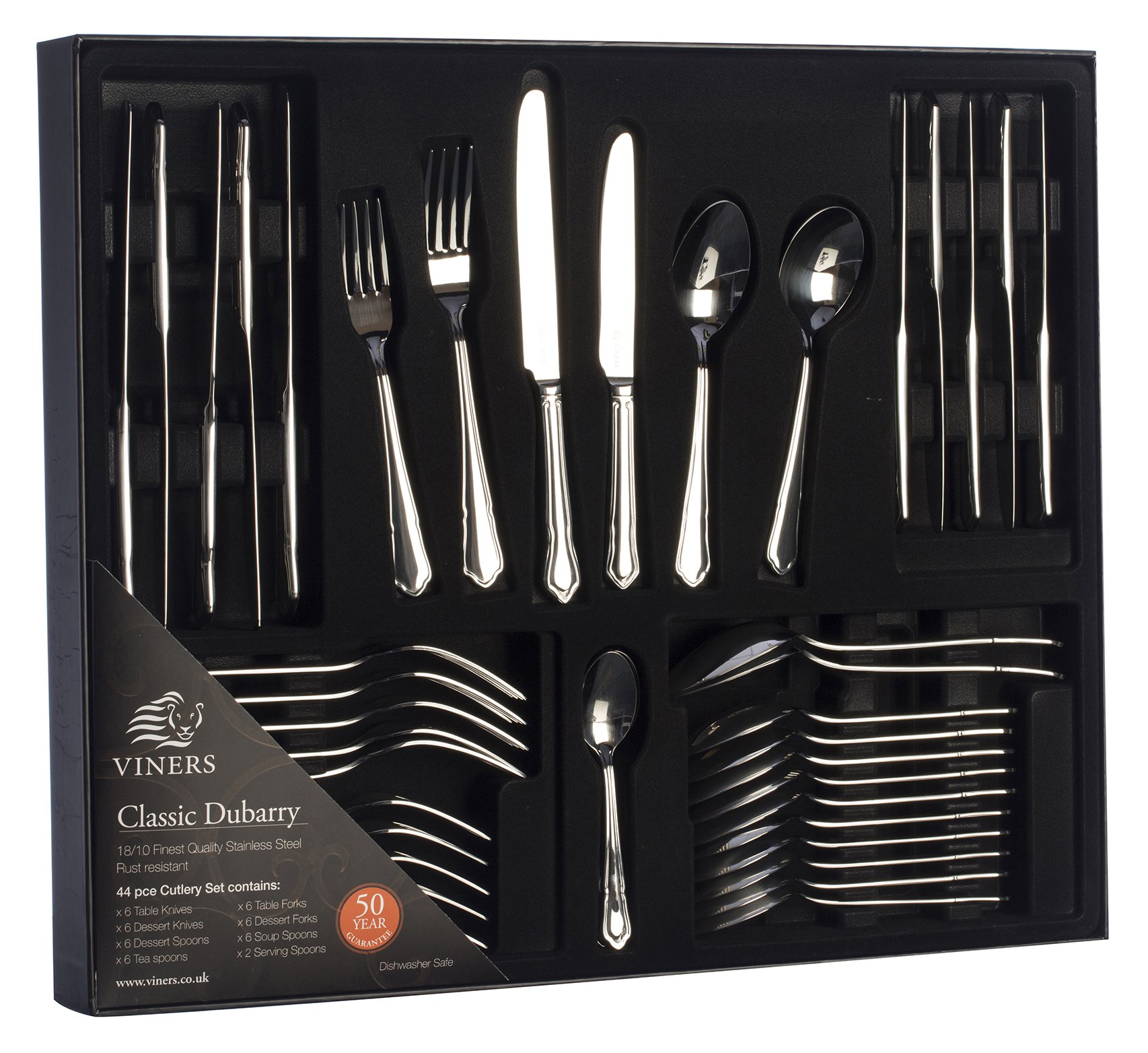 Viners Dubarry 44 piece Canteen Cutlery Set at Barnitts Online Store ...