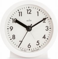 Acctim Gaby White Alarm Clock