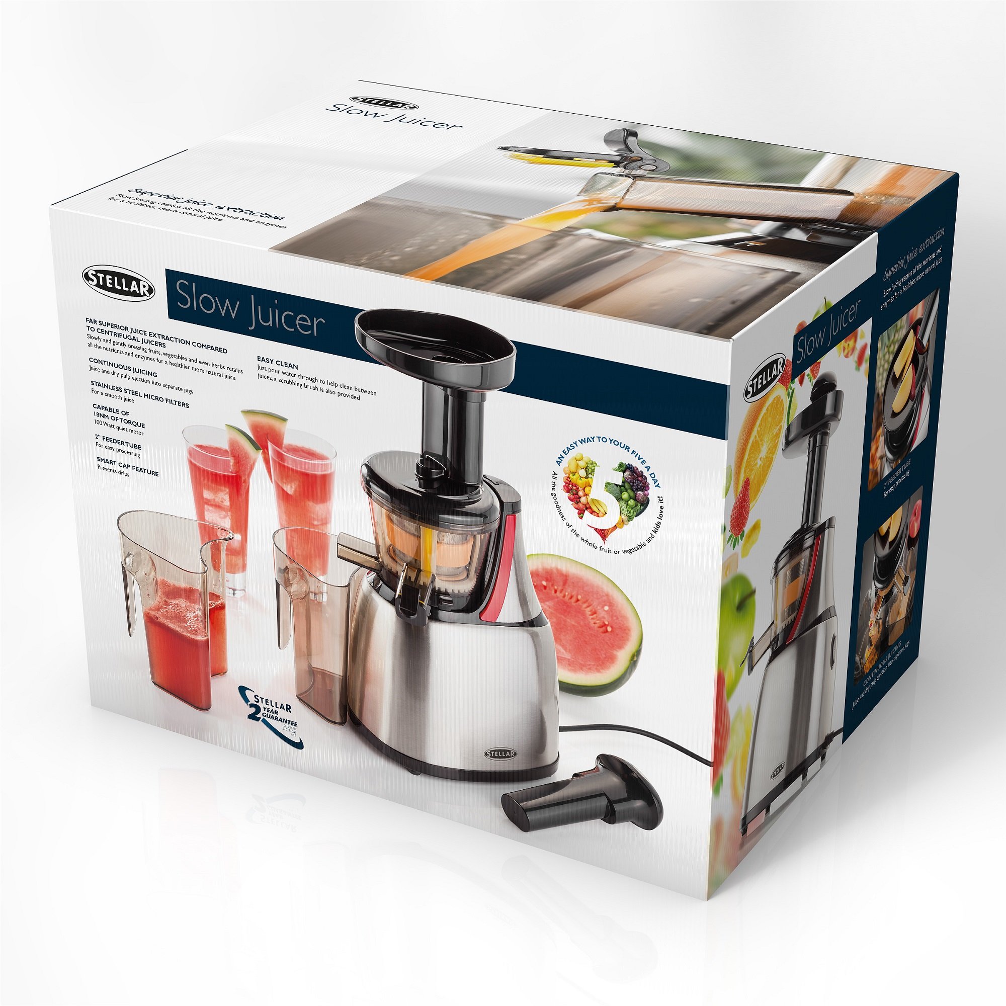 Stellar Slow Juicer 150W at Barnitts Online Store, UK Barnitts