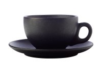 Maxwell & Williams Caviar Black Coupe Cup & Saucer 250ml