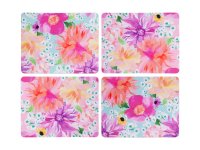 Maxwell & Williams Teas & C's Dahlia Daze Cork Back Placemats (Set of 4)