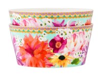 Maxwell & Williams Teas & C's Dahlia Daze Bowls 12cm (Set of 2) Sky