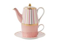 Maxwell & Williams Teas & C's Regency Tea for One with Infuser 340ml Pink