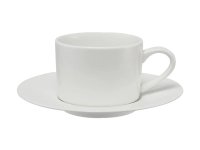 Maxwell & Williams White Basics Straight Cup & Saucer 230ml