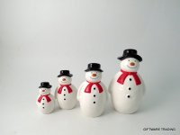 Giftware Trading Ceramic Snowman 19.5cm