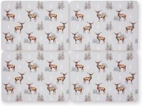 Cooksmart Christmas Stag Placemats (Set of 4)