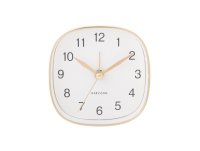 Karlsson Alarm Clock Travel Square - White