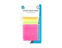 The Box Everyday Sticky Note Pads - 4 Pack - Assorted