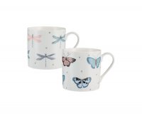 Rayware Fly Away Fine China Mugs - Assorted