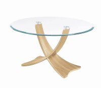 Jual Siena Coffee Table In Oak & Glass