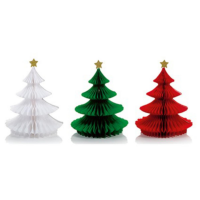 Premier Decorations Mini Tinsel Tree 21cm - Assorted