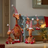 Three Kings Seasonal Plush Decor Remi Rat - Gingerbread