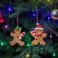 Three Kings Resin Gingerbread Pendant - Assorted