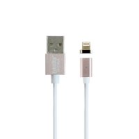 Extrastar Magnetic USB-A to Lightning Cable 1m - Pink