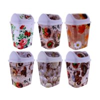 Jiating Small Dustbin with Print - Assorted Designs