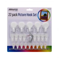Jayting 22 Pack Picture Hook Set with Nails