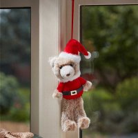 Three Kings Seasonal Plush Decor Teddy Santa Pendant