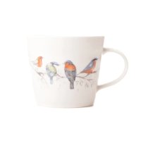 Meg Hawkins The Lookout British Birds Bone China Mug