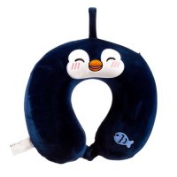 Puckator Relaxeazzz Nico the Penguin Adoramals Plush Memory Foam Travel Pillow