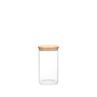 Jomafe Store&Care Square Glass Jar with Bamboo Lid - 1900ml