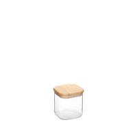 Jomafe Store&Care Square Glass Jar with Bamboo Lid - 800mll