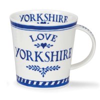 Dunoon Cairngorm Shape Fine Bone China Mug - Love Yorkshire