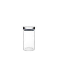 Jomafe Store&Care Square Glass Jar With Inox Lid - 1400ml