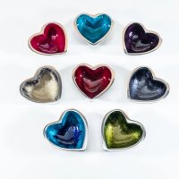 Tilnar Coloured Mini Heart Dish 6cm - Assorted