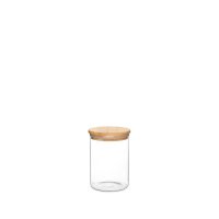 Jomafe Store&Care Round Glass Jar with Bamboo Lid - 700ml