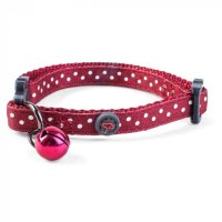 Zoon Wonderlust Red Polka Cat Collar