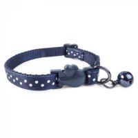 Smart Garden Zoon Wonderlust Navy Polka Cat Collar