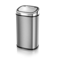 Tower 58L Square Sensor Bin Stainless Steel