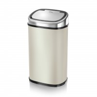 Tower 58L Square Sensor Bin Almond