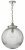 Dar Tamara 1 Light Pendant Satin Nickel / Clear