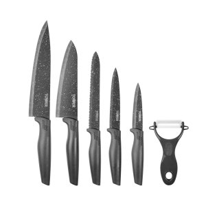 Tower Essentials 6 Piece Knife Set - Grey