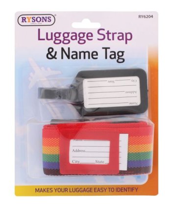 Rysons Luggage Strap and Name Tag