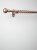 Rothley 25mm x 1829mm Curtain Pole with Solid Orb Finials, Brackets & Curtain Rings - Antique Copper