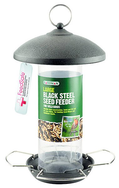 Gardman Large Black Steel Seed Feeder at Barnitts Online Store, UK ...