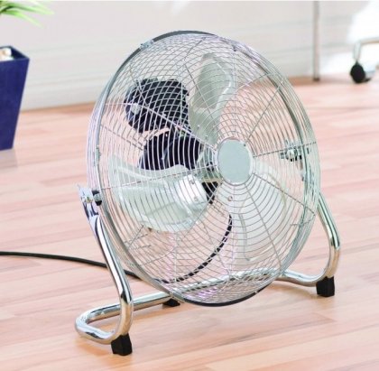 Daewoo 16 High Velocity Floor Fan - Chrome