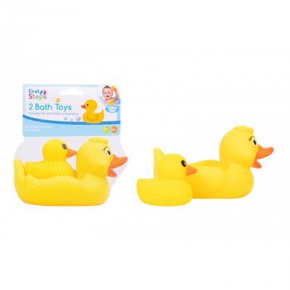 First Steps Vinyl Duck Family Bath Toys (Pack of 2)