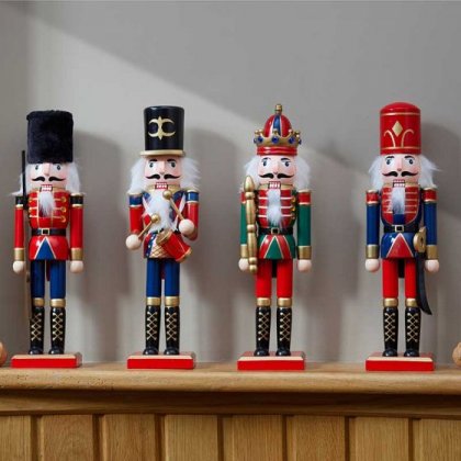 Three Kings Traditional Nutcracker Large - Assorted