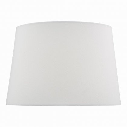 Luelle White Linen Tapered Drum Shade 30cm