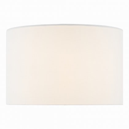 Sphere White Linen Drum Shade 35cm