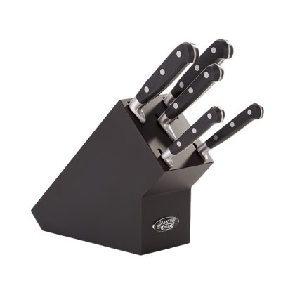 Sabatier & Stellar IS Range 5 Piece Knife Block Set - Black